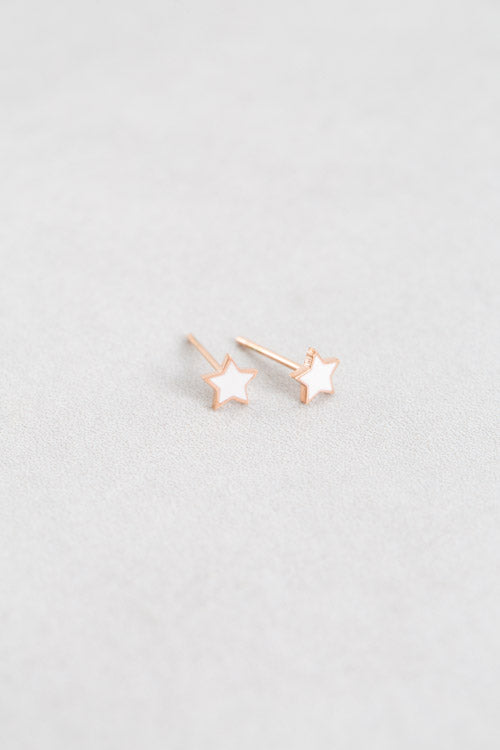 Star Spectrum Stud Earrings (14K)