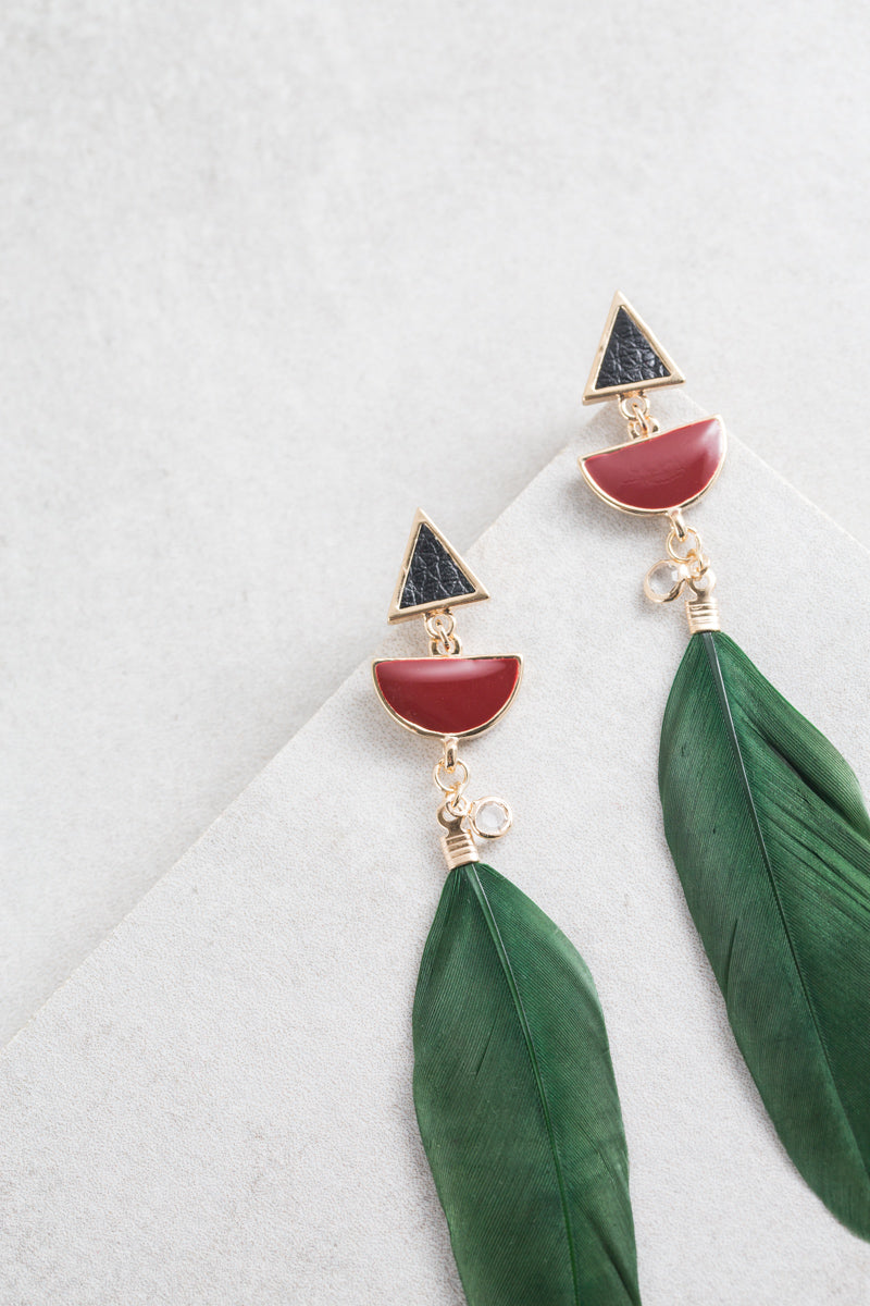 Dreamers Lullaby Earrings | Green
