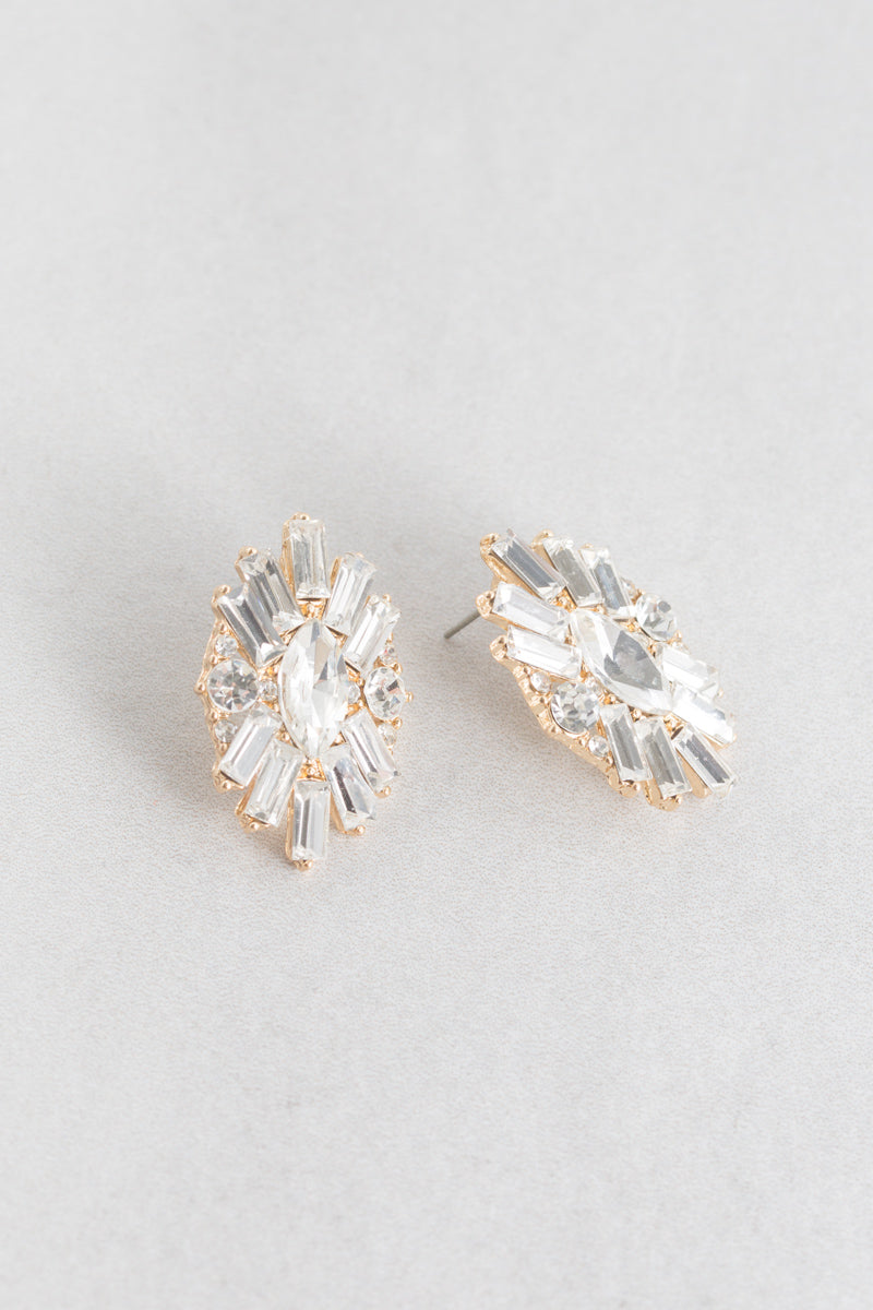 Bright Night Oval Earrings