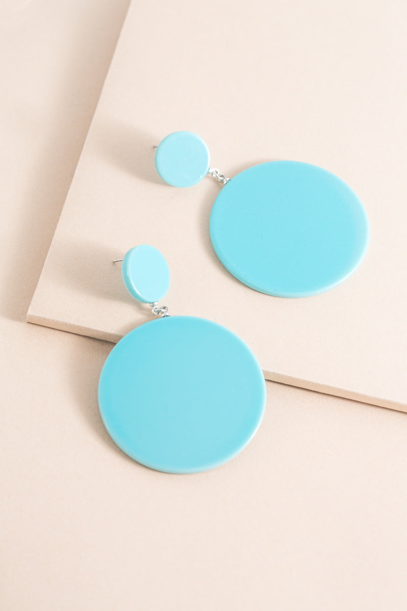 In The Groove Earrings | Blue