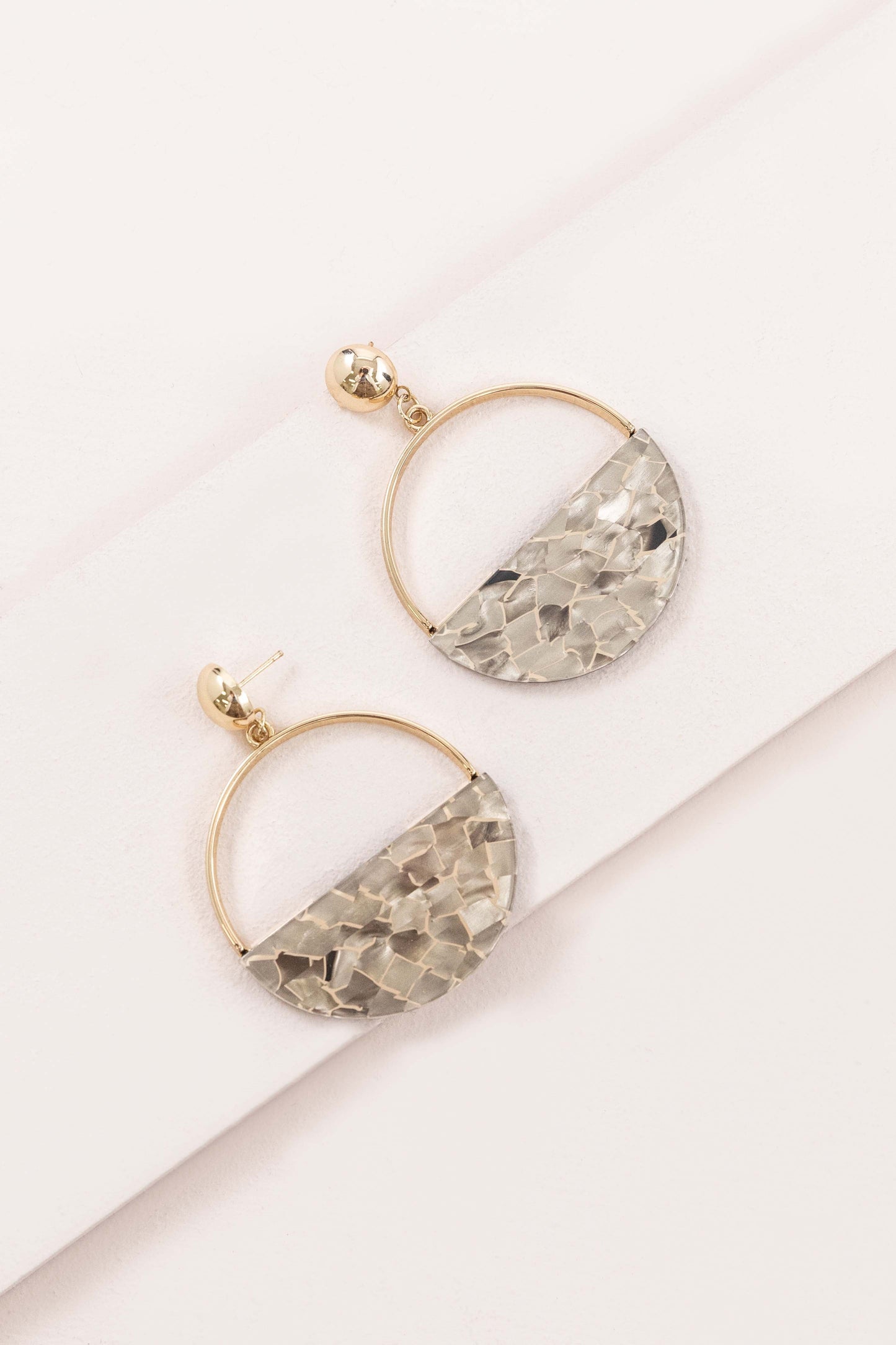 Half Circle Earrings | Scales