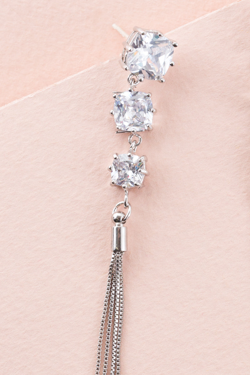 Bling Fling Earrings | Silver