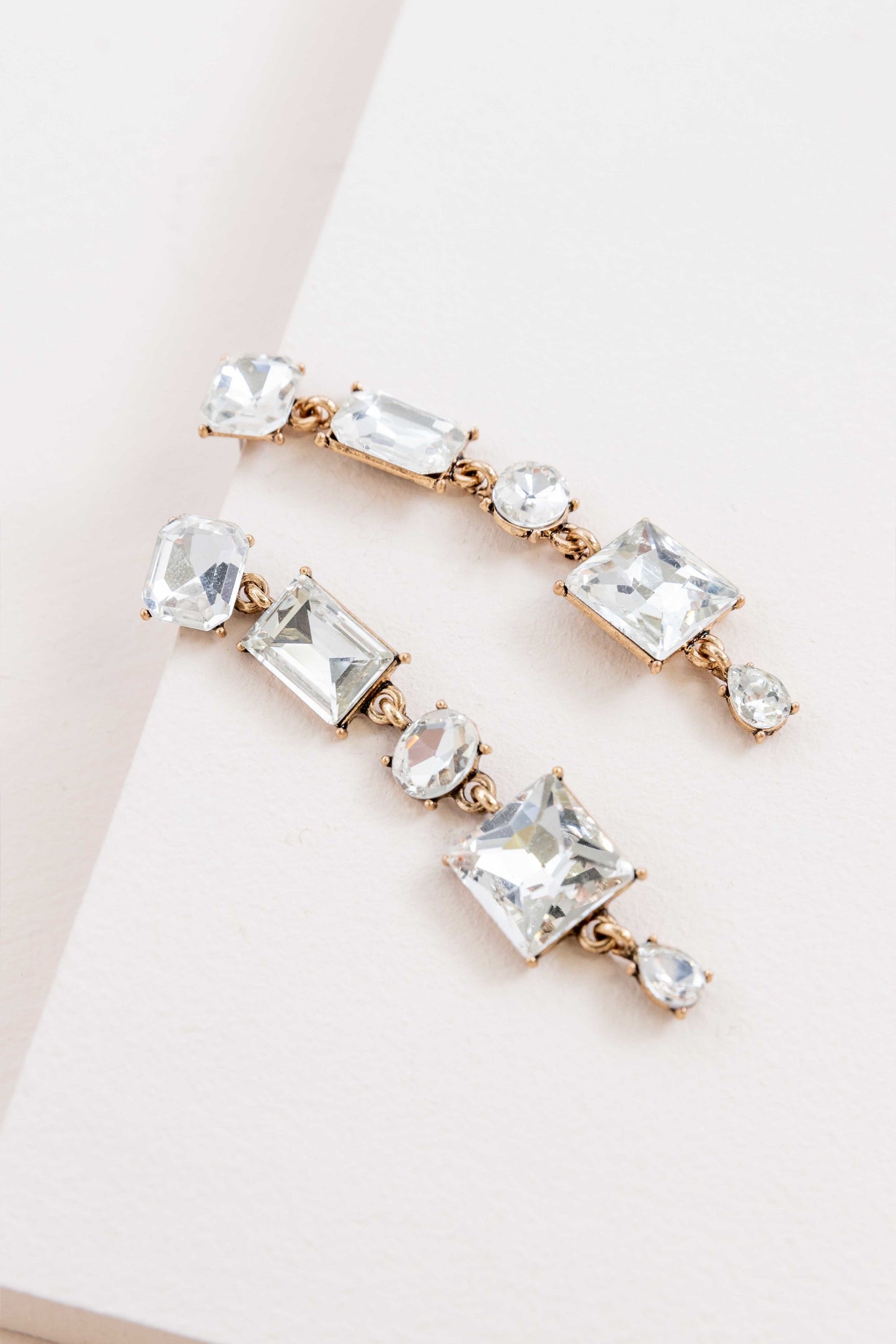True Elegance Dangle Earrings | Crystal Clear