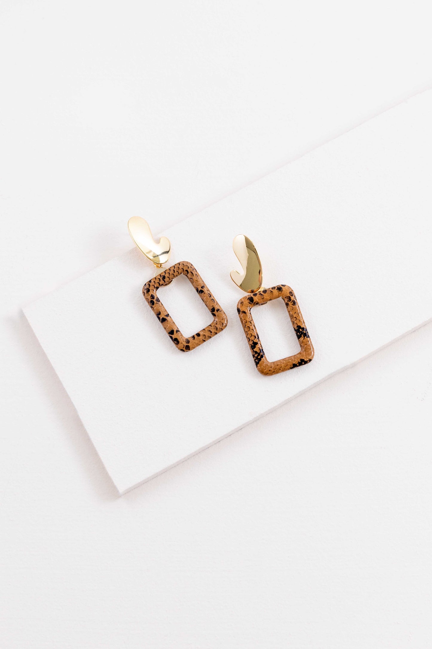 Night Out Dangle Earrings (14K) | Brown