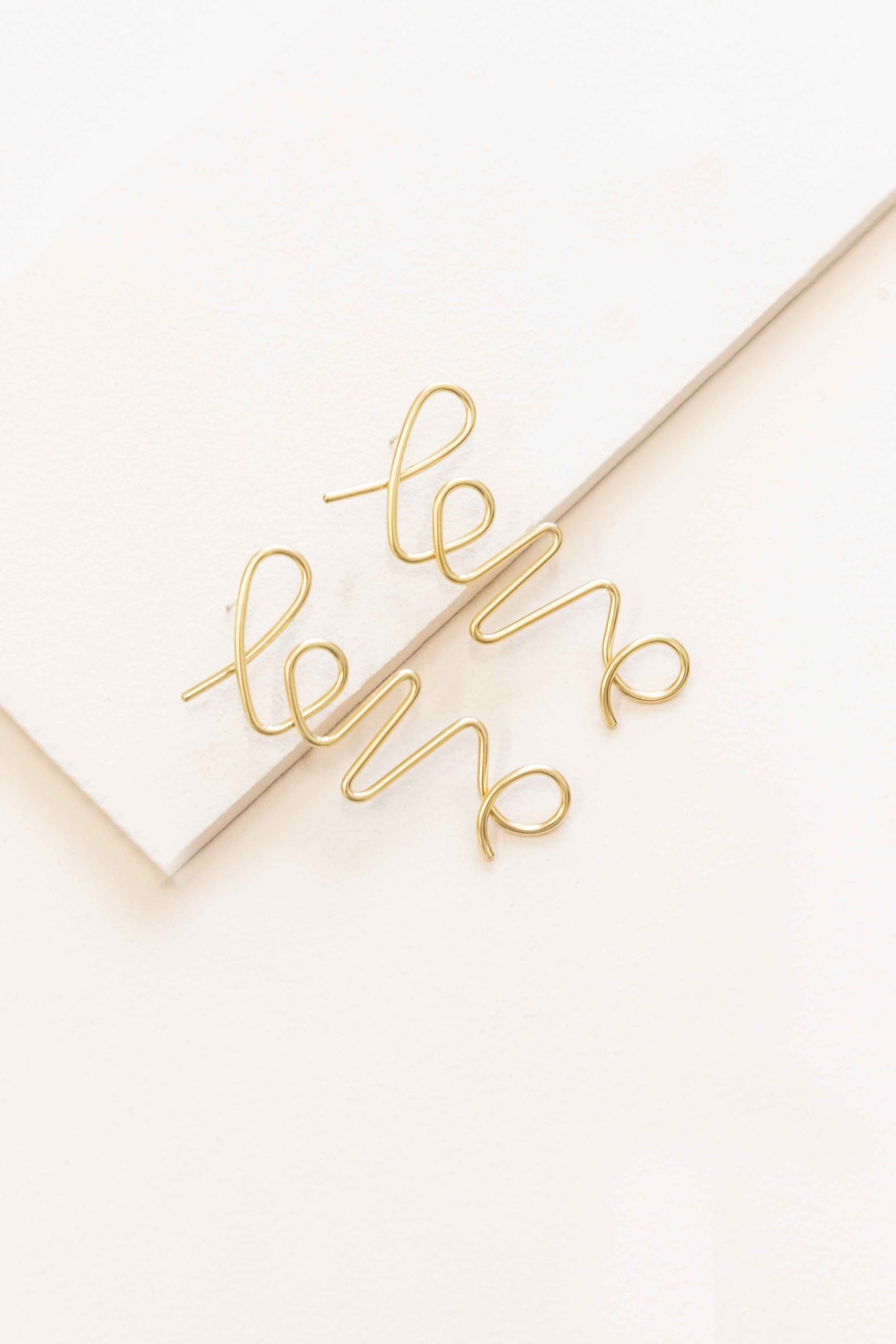 In the Name of Love Earrings (14K)