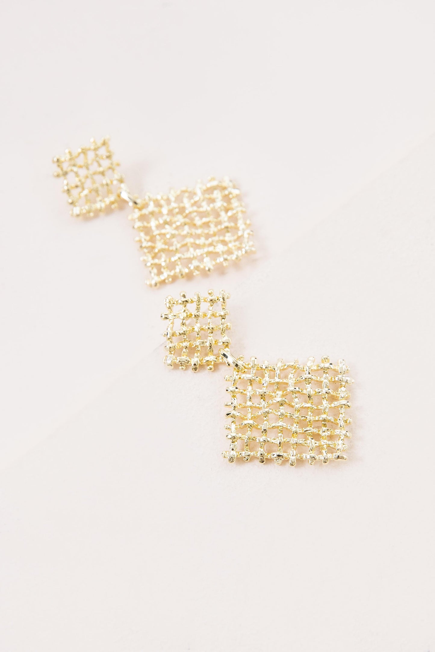 Fenced Drop Earrings