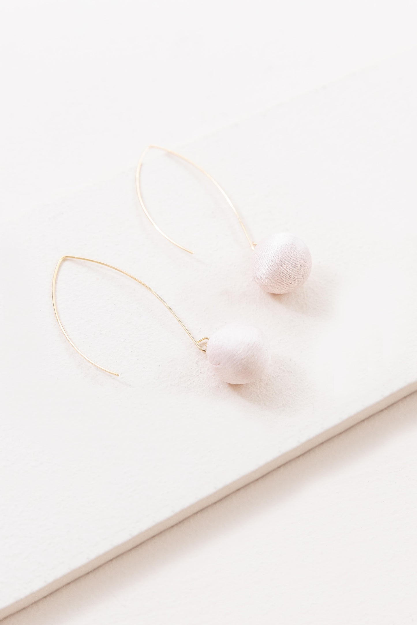 Makena Threader Earrings | Pink