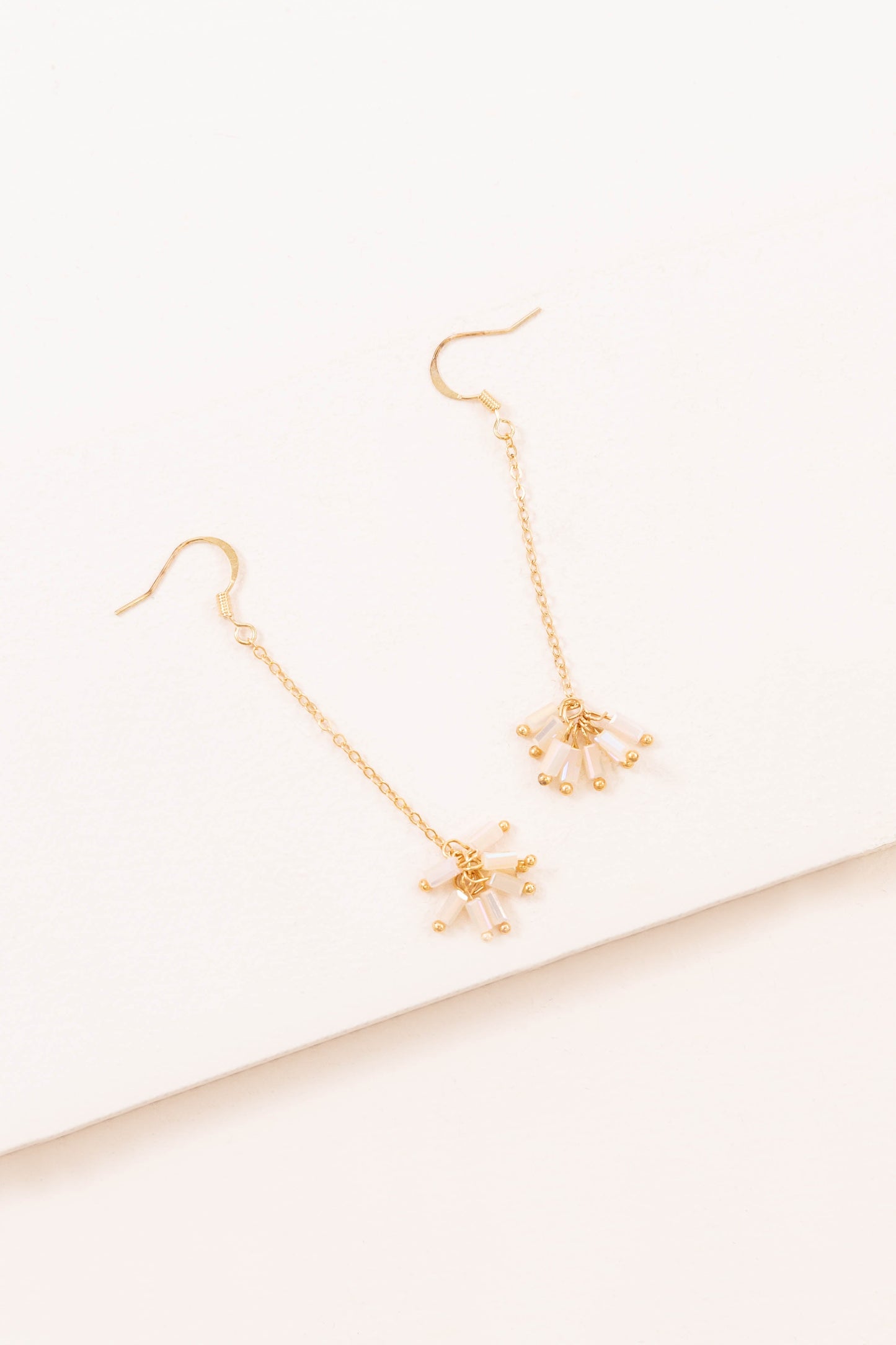 Palm Dangle Earrings | Blush