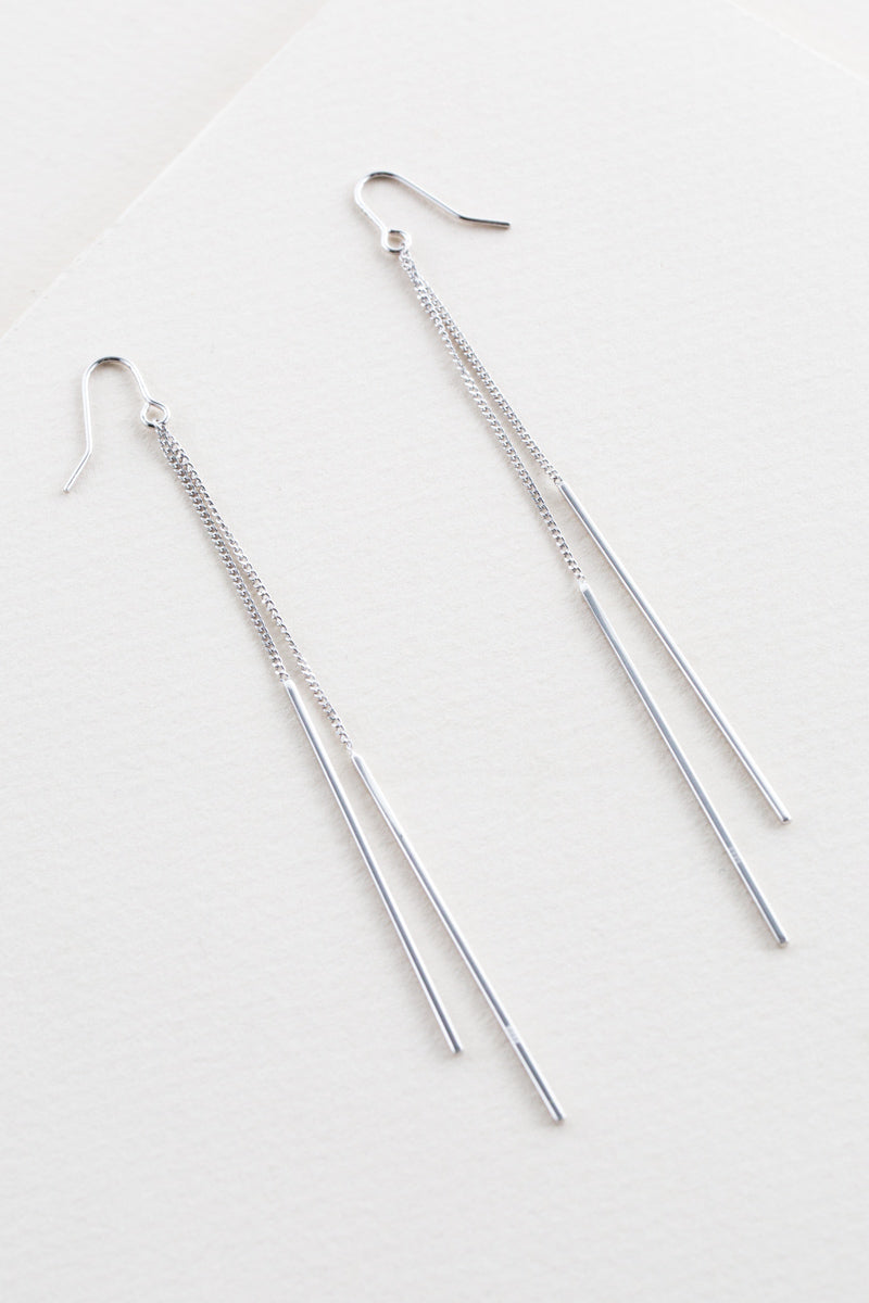 Linden Dangle Earrings | Silver (sterl.)