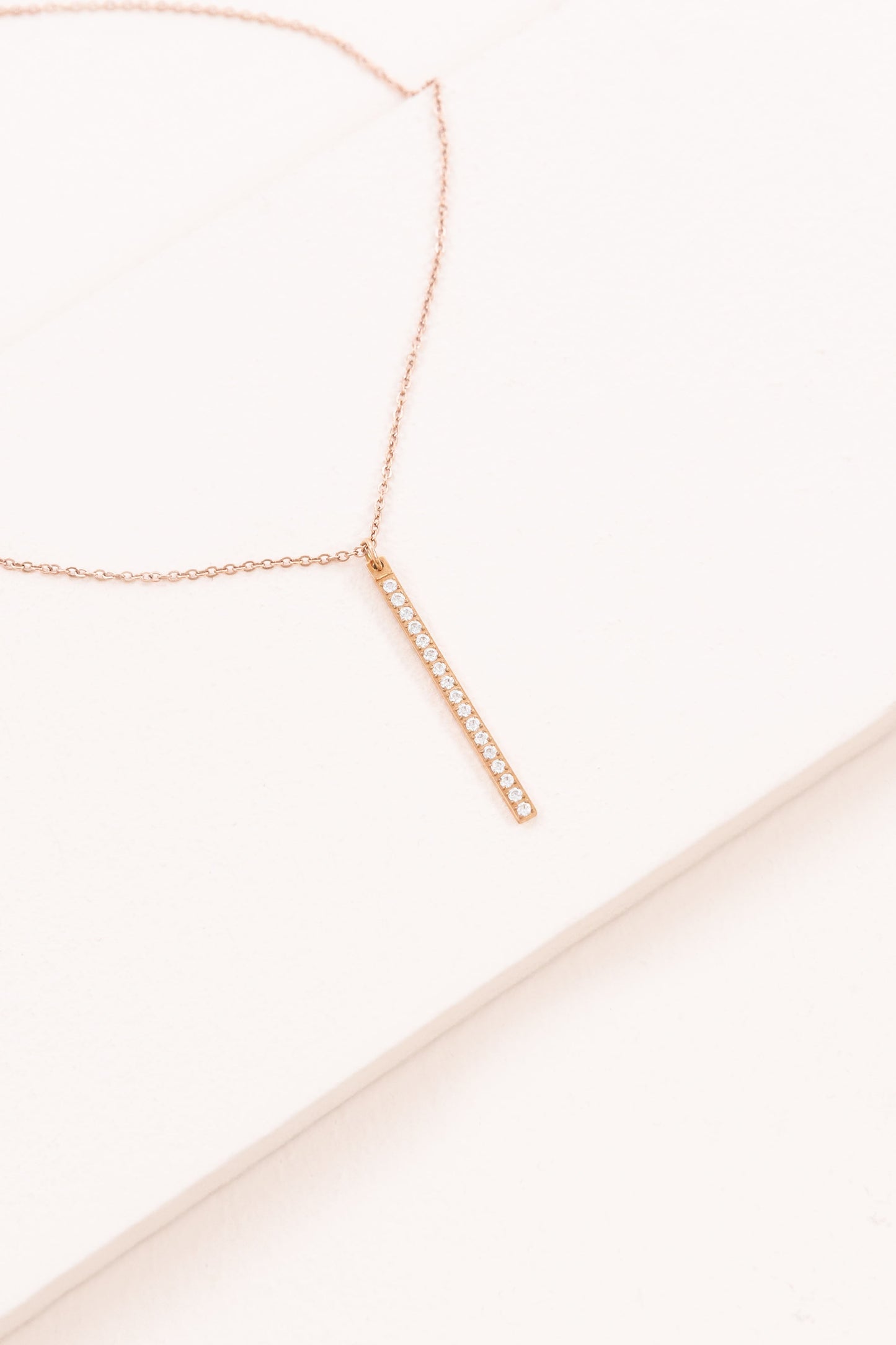 Natalia Bar Necklace (14K)