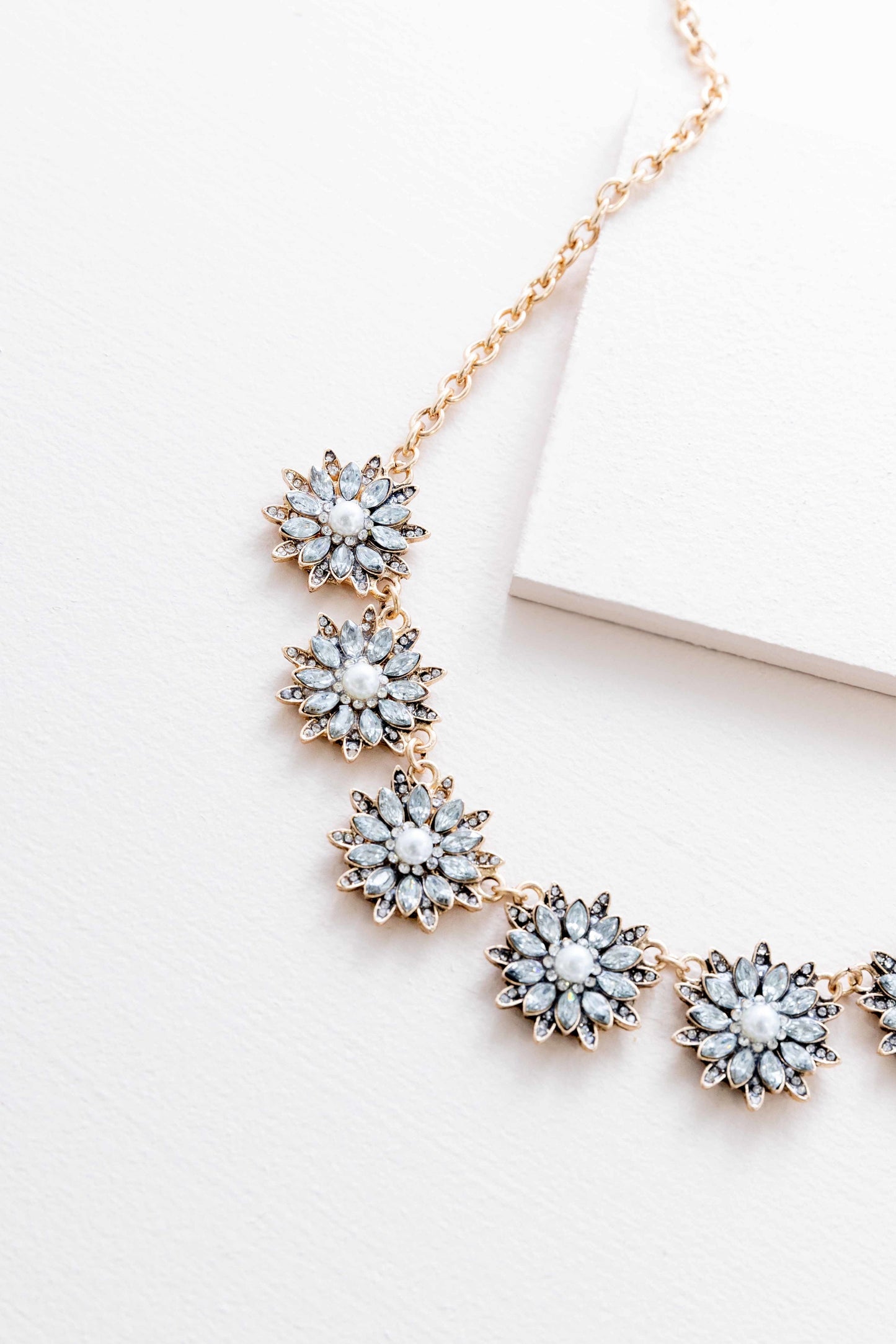 Blossoming Crystal Necklace
