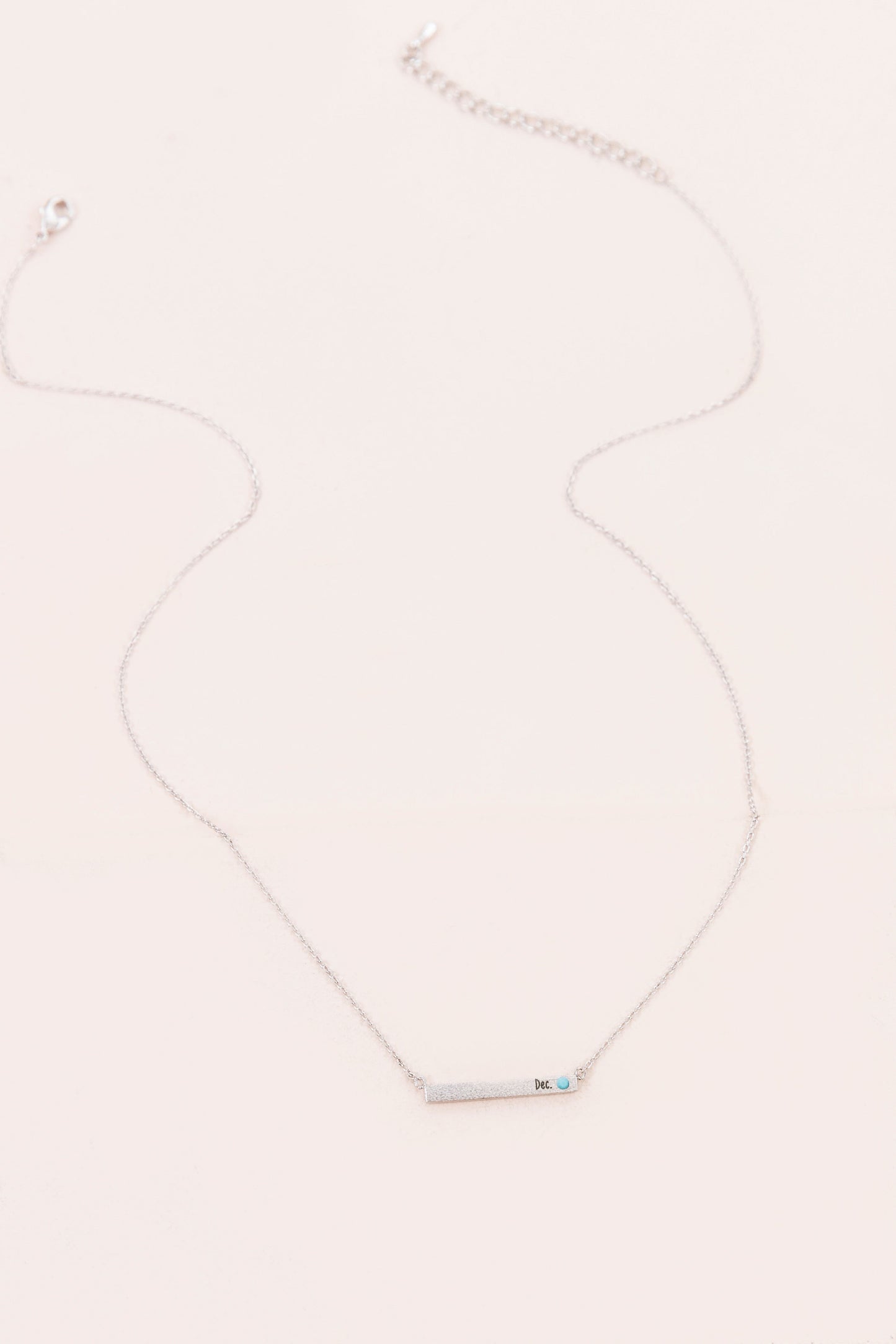 Birthstone Bar Necklace