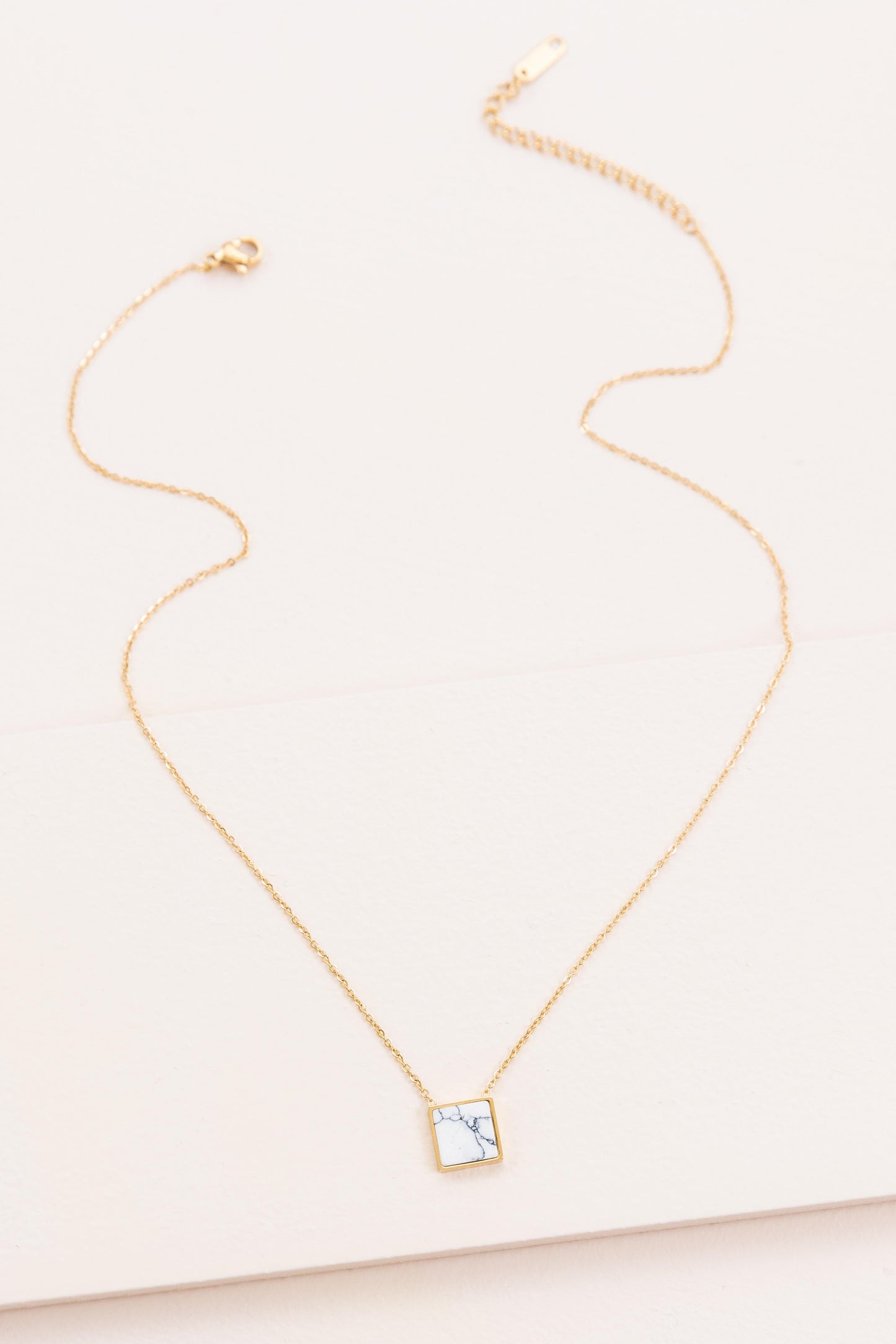 Emmy Stone Necklace | Gold (14K)