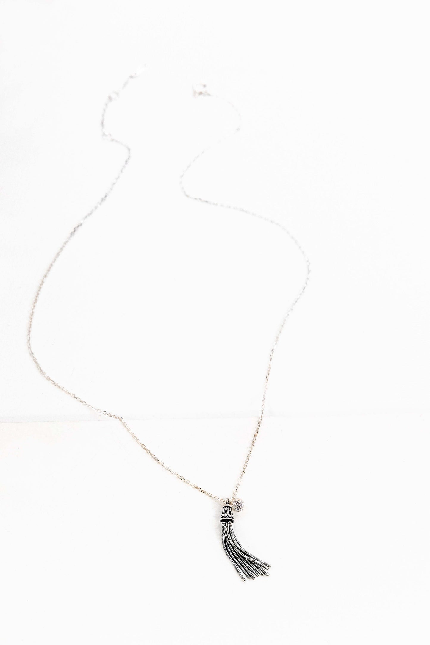 Romania Tassel Necklace (sterl.)