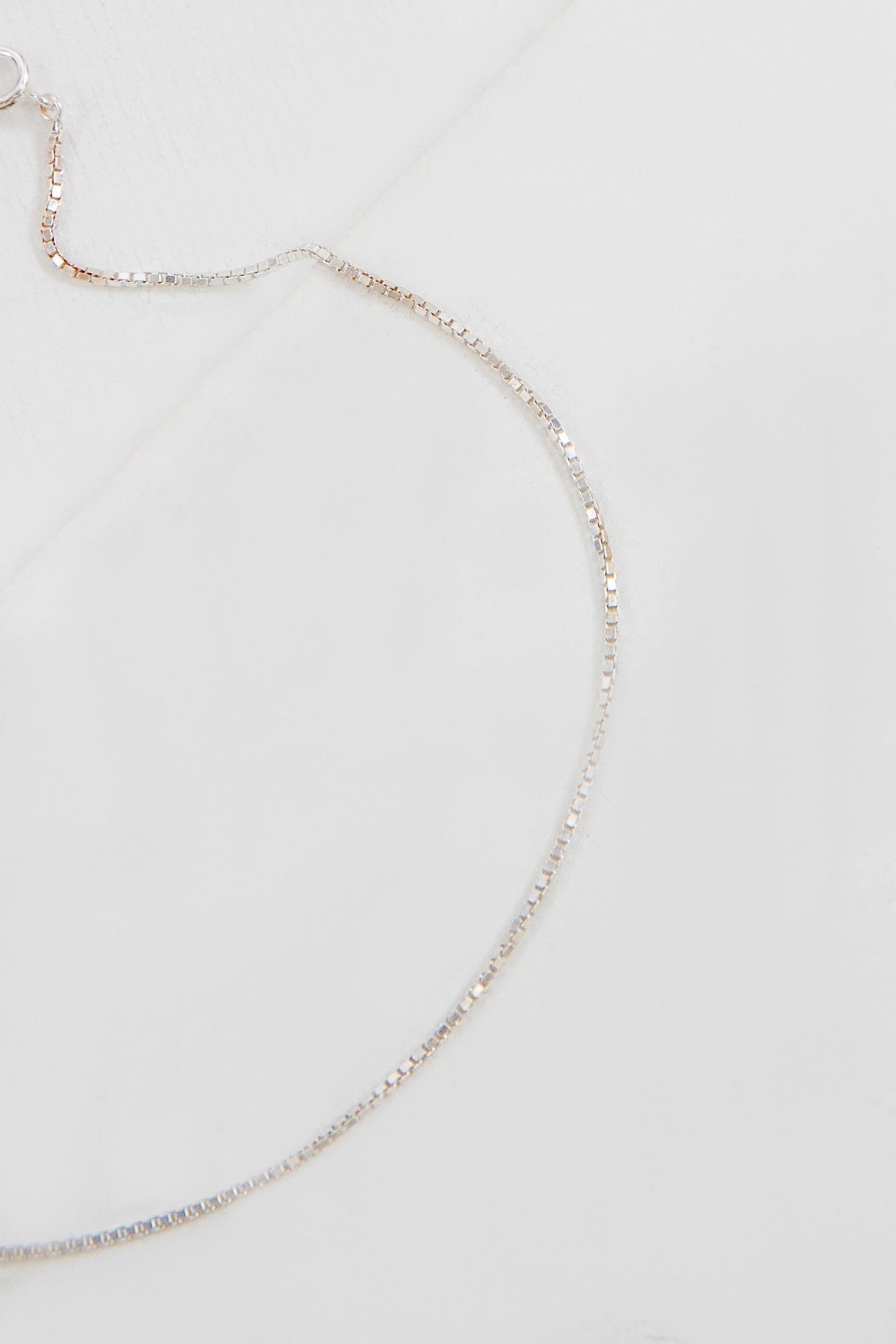 Ana Plain Chain Anklet (sterl.)