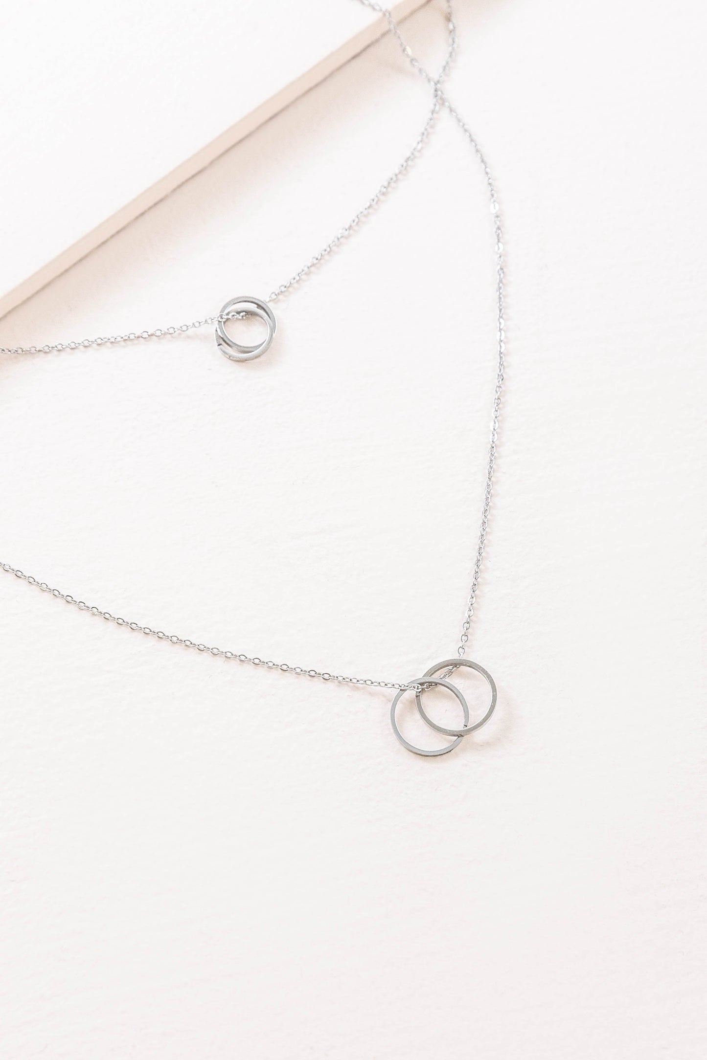 Better Together Circle-Link Layered Necklace | Silver