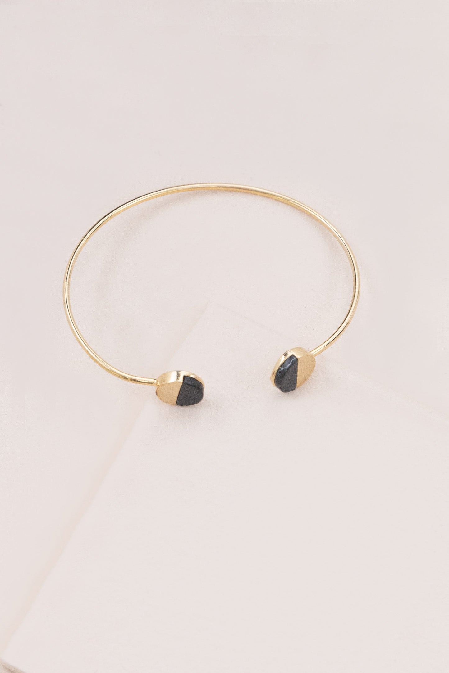 Level Stone Cuff Bracelet