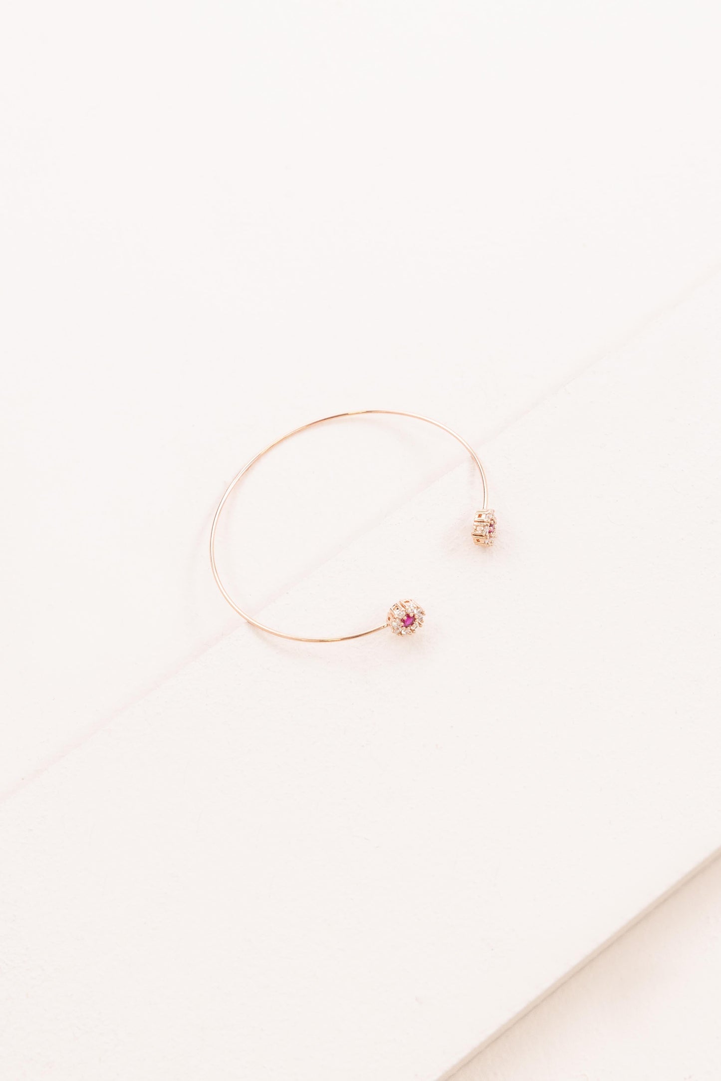 Pink Floral Cuff