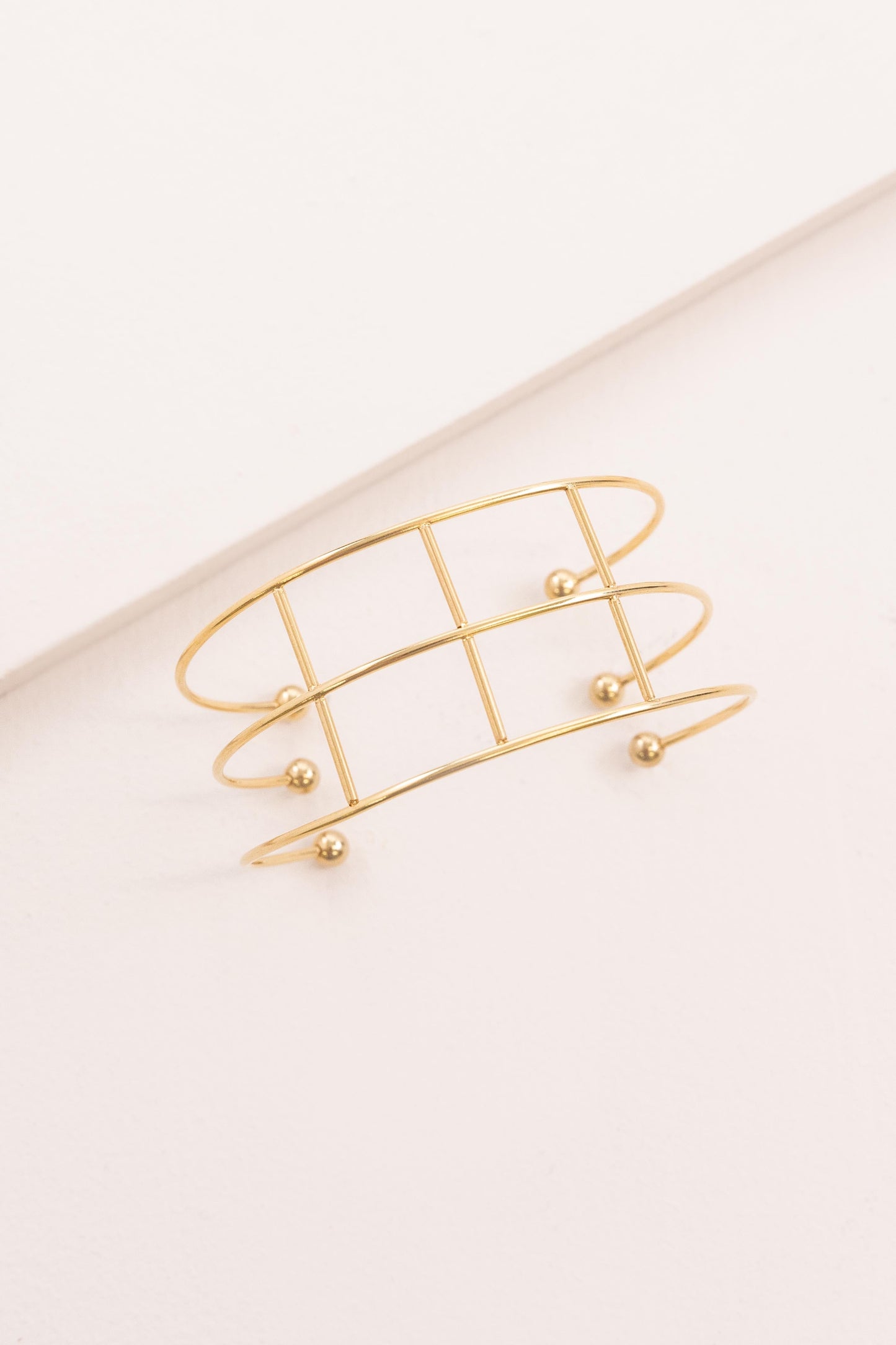 Gridlock Cuff Bracelet (14K)