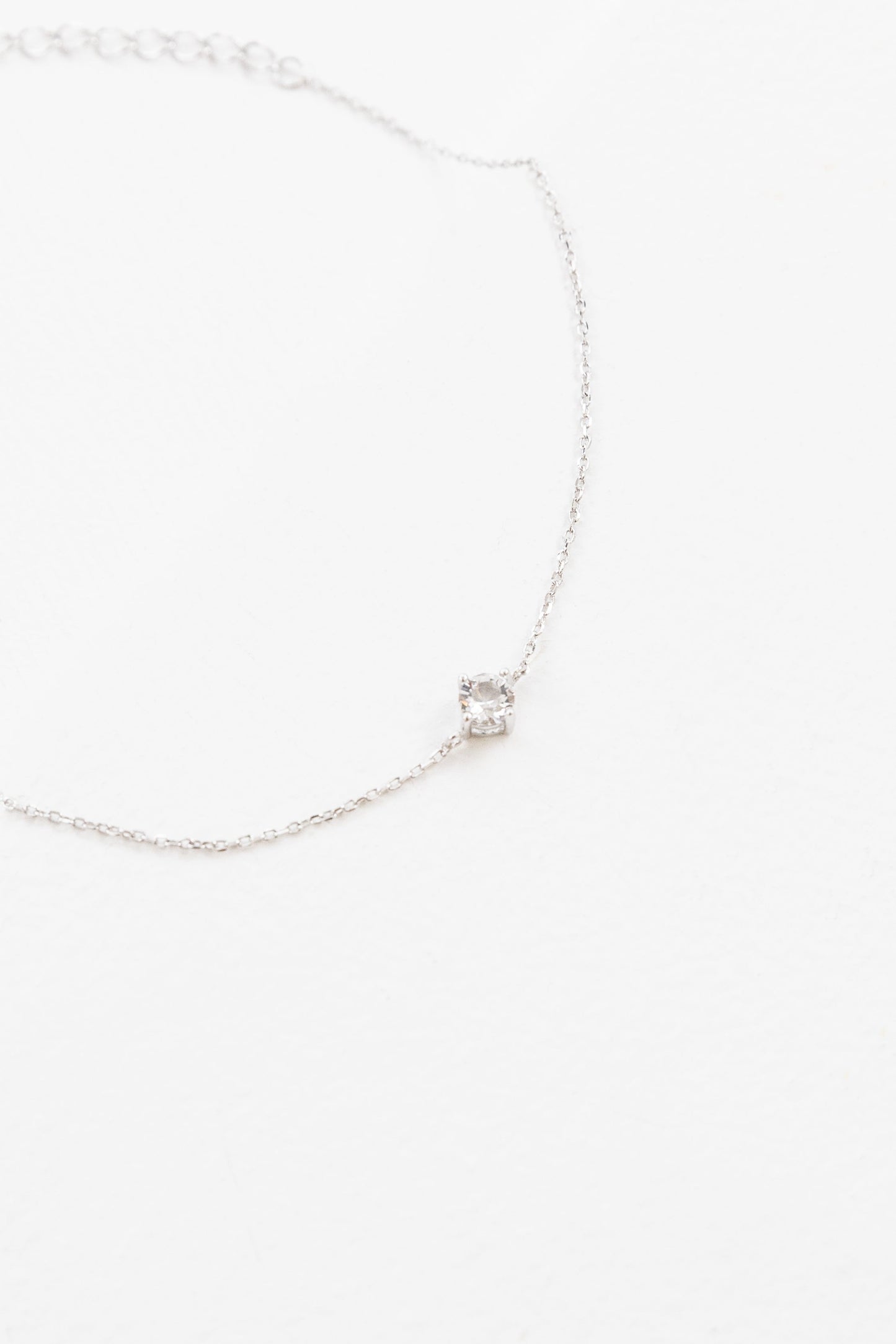 Single Stone Bracelet (sterl.)