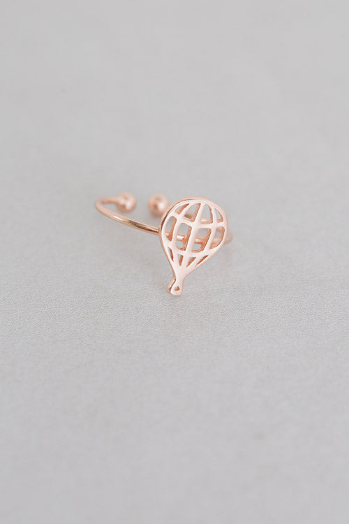 Hot Air Balloon Ring (18K Rose & 24K Gold)