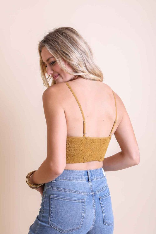 Seamless Padded Textured Brami | Modern Boutique Fashion