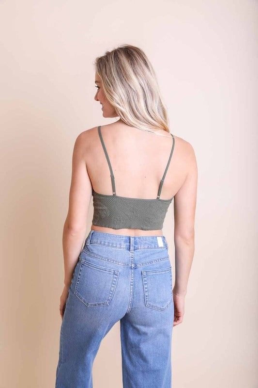 Seamless Padded Textured Brami | Modern Boutique Fashion