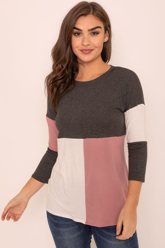 Color Block Tunic | Modern Boutique Fashion
