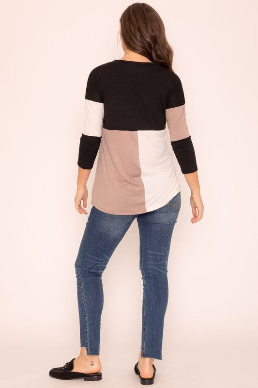 Color Block Tunic | Modern Boutique Fashion