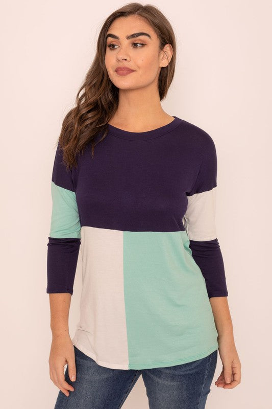 Color Block Tunic | Modern Boutique Fashion