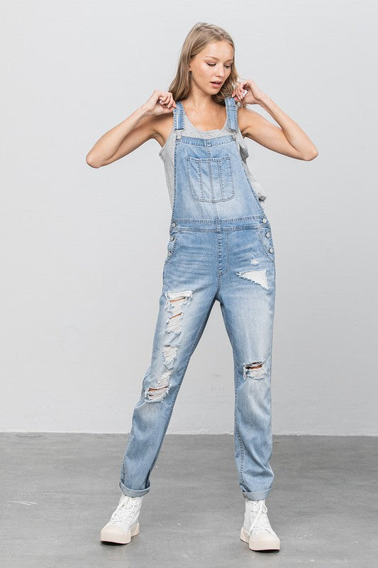 Heavy Body Premium Destroy Overalls | Modern Boutique Fashion
