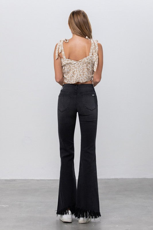 High Rise Black Super Flare | Modern Boutique Fashion