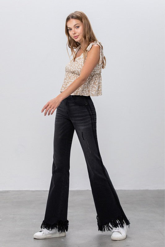 High Rise Black Super Flare | Modern Boutique Fashion