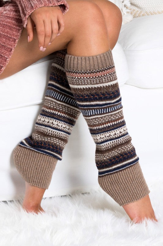 Short Fairisle Legwarmer | Modern Boutique Fashion