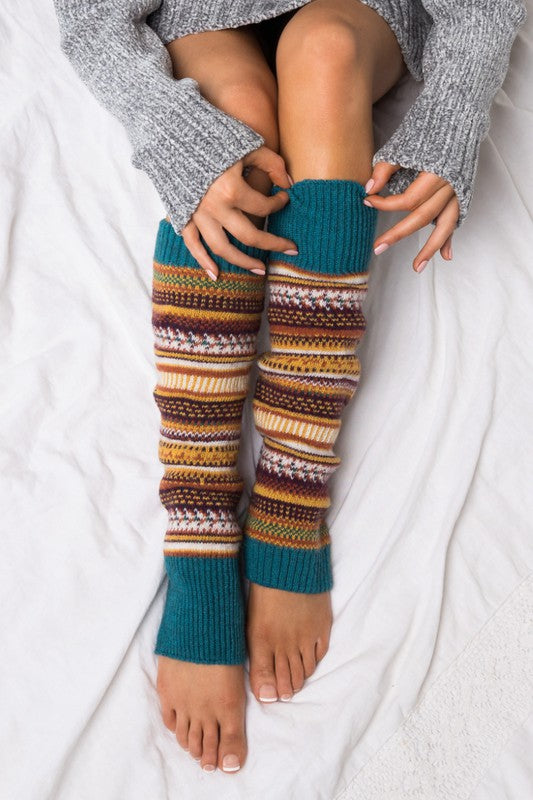 Short Fairisle Legwarmer | Modern Boutique Fashion