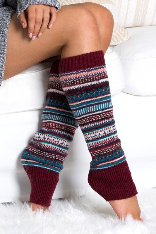 Short Fairisle Legwarmer | Modern Boutique Fashion
