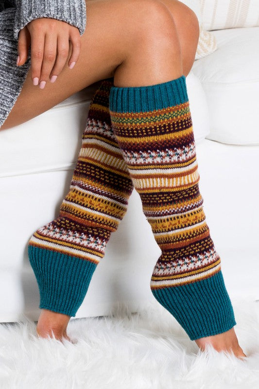 Short Fairisle Legwarmer | Modern Boutique Fashion
