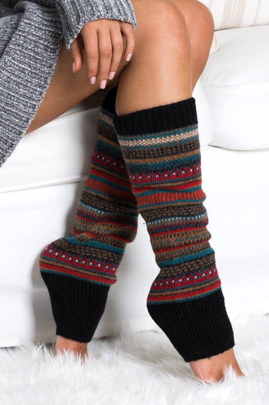 Short Fairisle Legwarmer | Modern Boutique Fashion