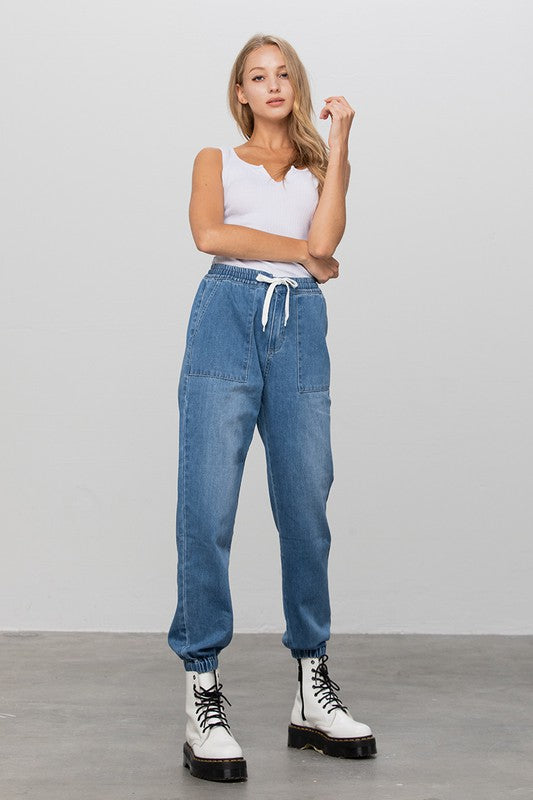 High Rise Premium Jogger Pants | Modern Boutique Fashion