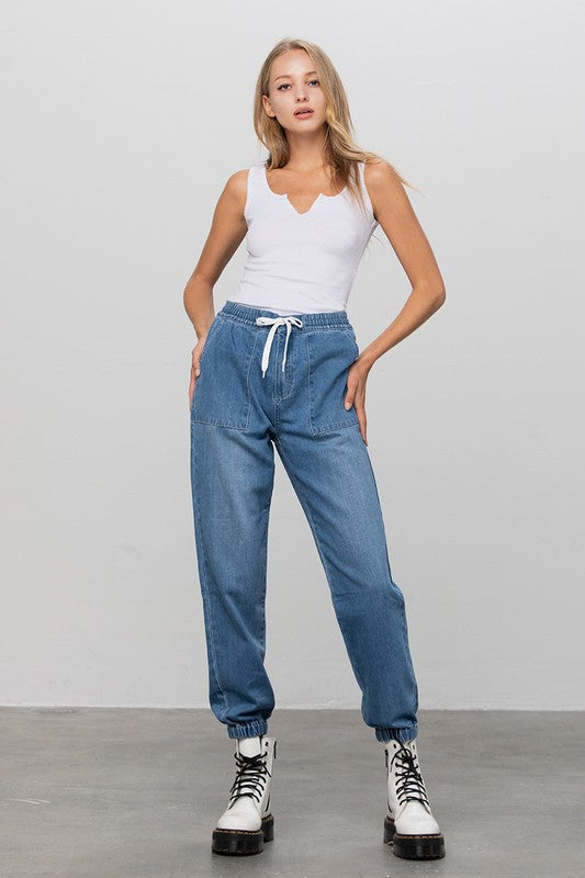 High Rise Premium Jogger Pants | Modern Boutique Fashion