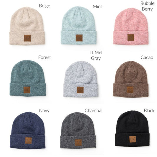 Cc Heathered Boyfriend Beanie | Modern Boutique Fashion