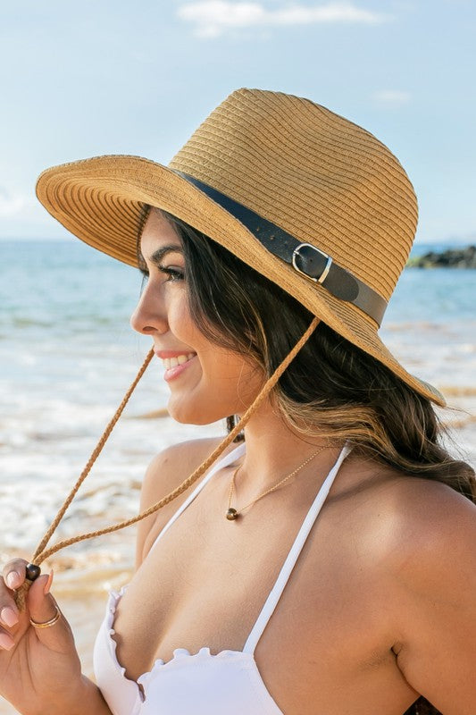 Drawstring Panama Hat | Modern Boutique Fashion