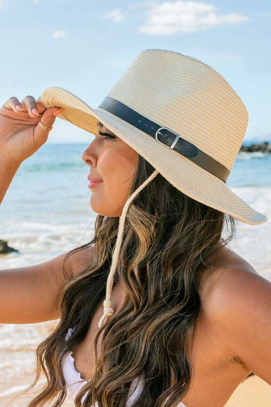 Drawstring Panama Hat | Modern Boutique Fashion