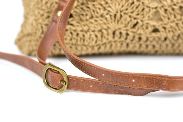 Woven Straw Backpack | Modern Boutique Fashion