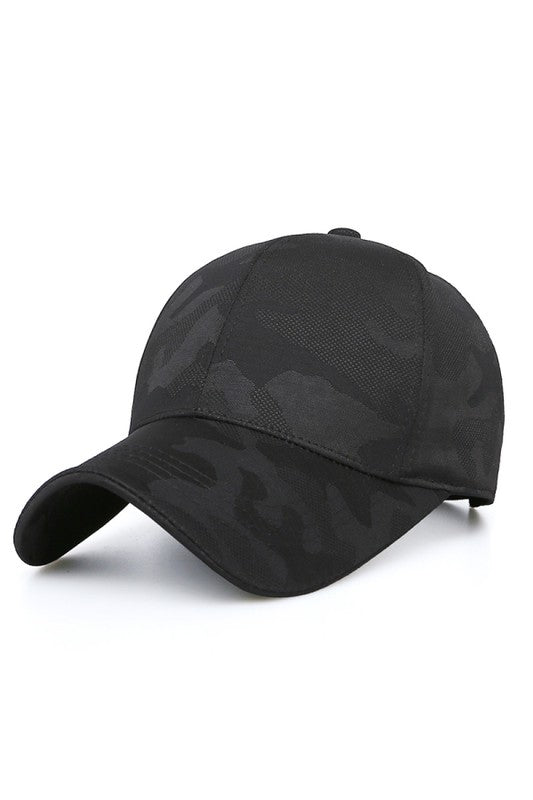 Camo Black Cap Hat | Modern Boutique Fashion