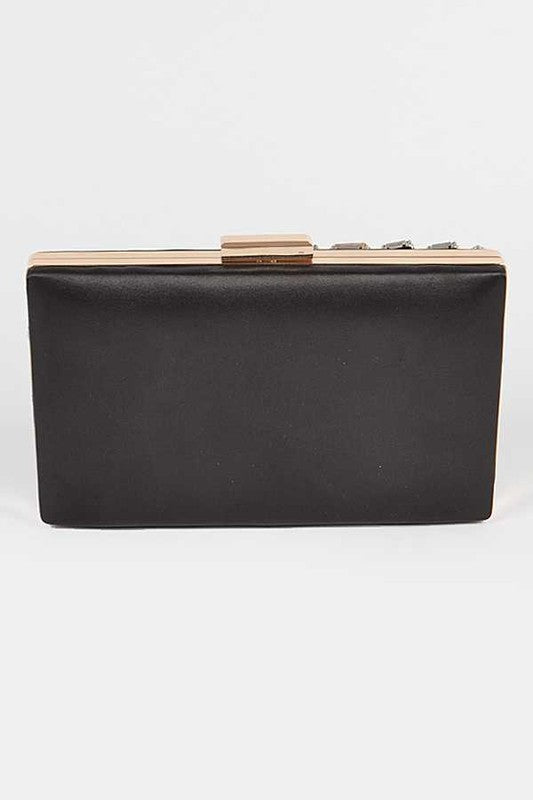 Bejeweled Crystal Iconic Box Clutch | Modern Boutique Fashion