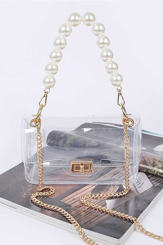 Pearl Top Handle Clear Swing Stadium Bag
