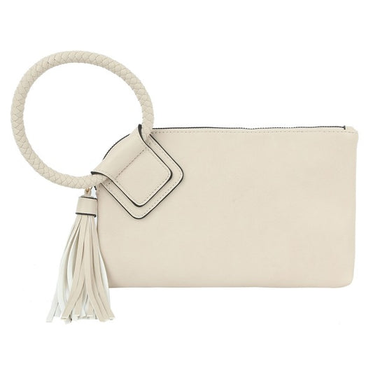 Fashion Cuff Handle Tassel Wristlet Clutch | Modern Boutique Fashion