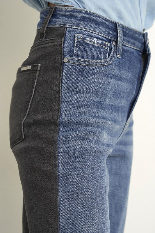 Black Denim Combo Jeans | Modern Boutique Fashion