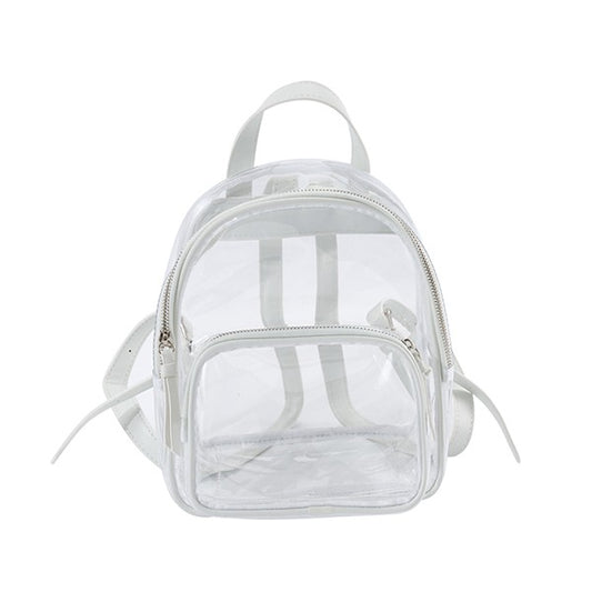Clear PVC Backpack Stadium Bag